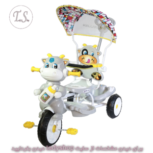 سه چرخه کودک رنگ طوسی - Image 3