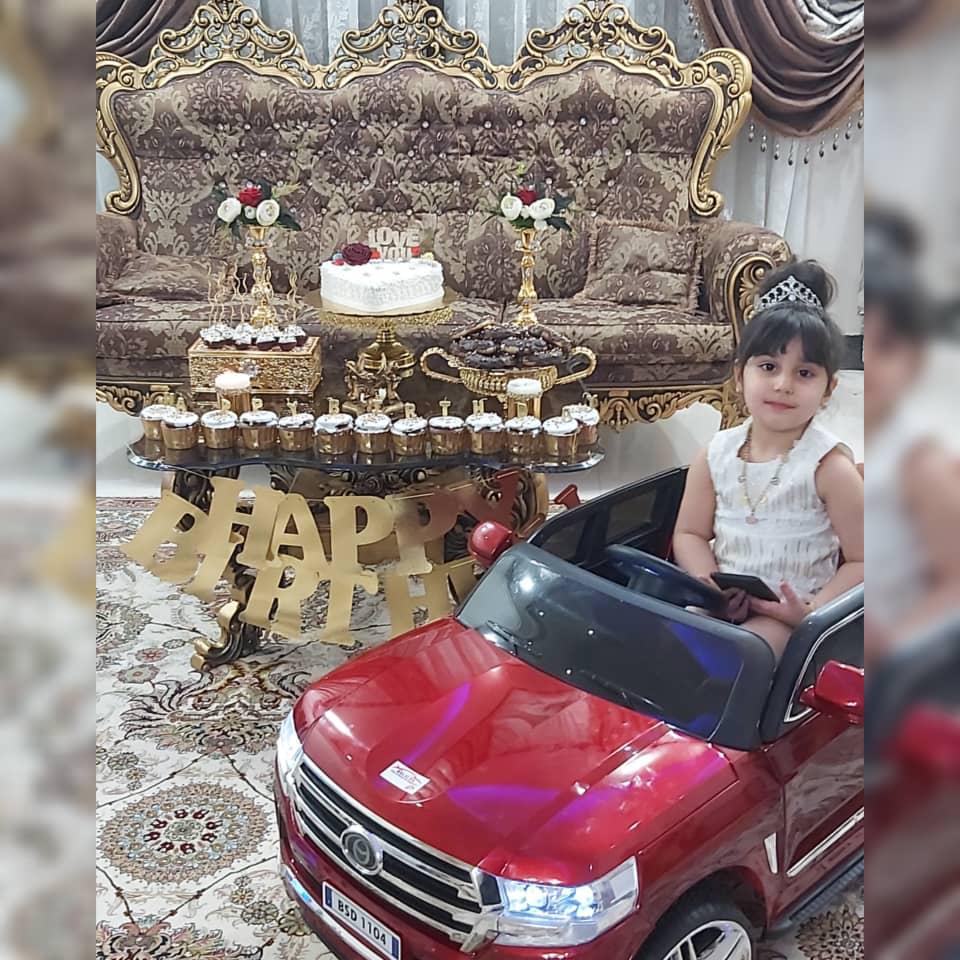 ماشین شارژی لندکروز قرمز