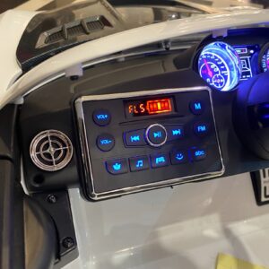 ماشین شارژی بنز sx128 فرمان برقی سفید - Image 9