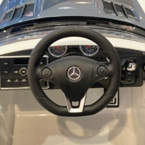ماشین شارژی بنز sx128 فرمان برقی سفید - Image 10