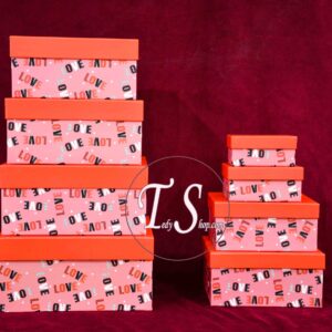 باکس love شماره 1 اندازه 14x10 با ارتفاع 6 - تصویر 1