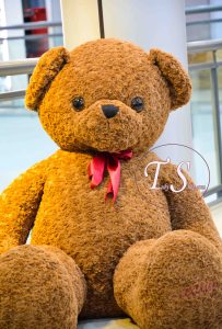 خرس تدی 180 سانتی رنگ قهوه ای