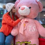 خرس تدی غول‌پیکر ۲ متری گلبه ای