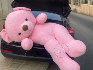 خرس تدی غول‌پیکر ۲ متری گلبه ای
