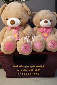 خرس تدی غول‌پیکر ۲ متری گلبه ای